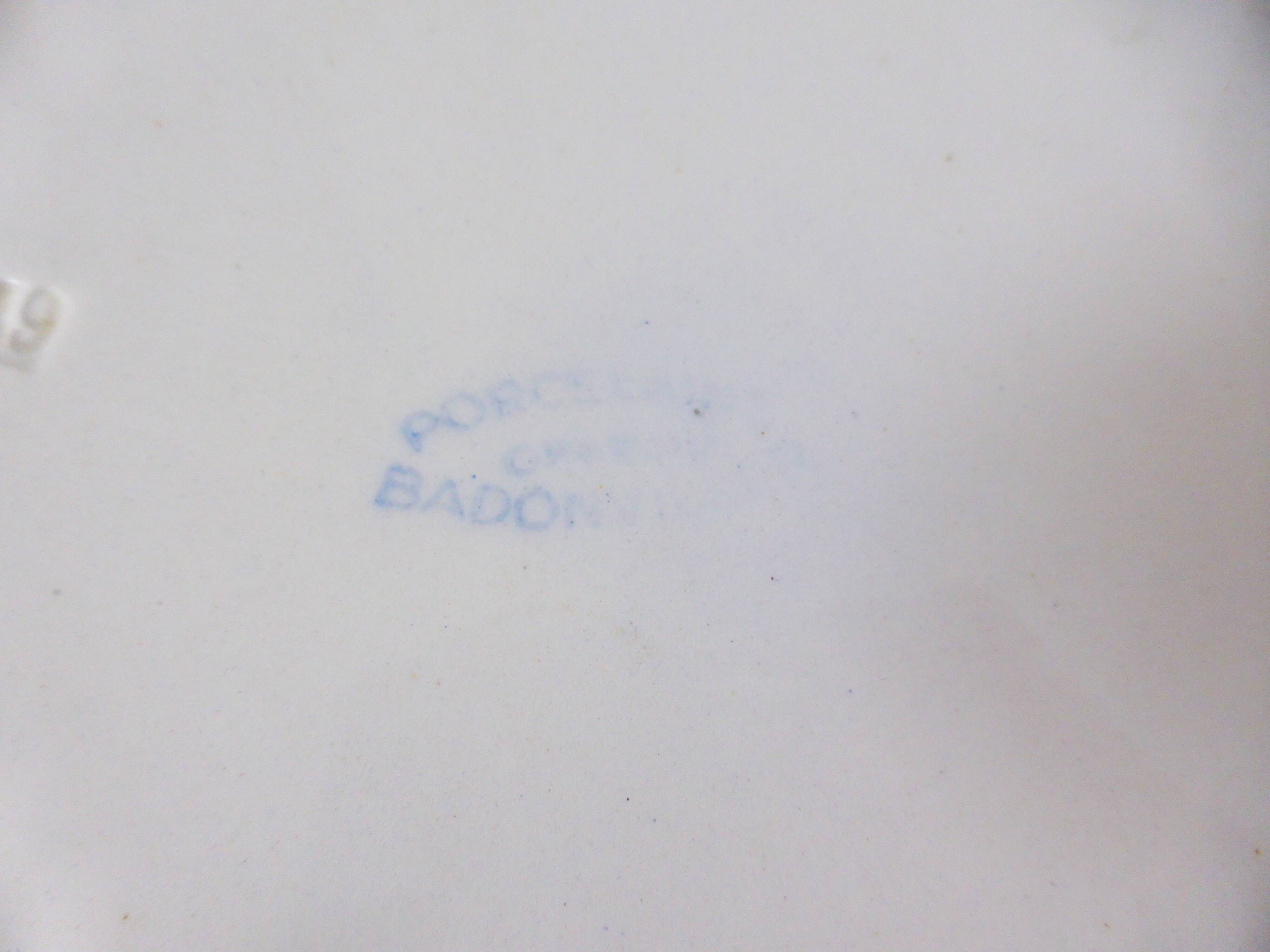 Plat de service rond et creux Badonviller 210396