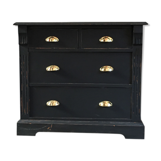 Dresser painted in Matt Black