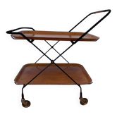 Swedish bar trolley by Paul Nagel for JIE Gantofta, 1950s