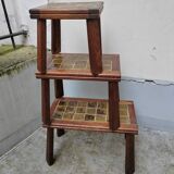 Brutalist ceramic nesting tables