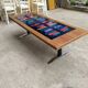 Vintage ceramic coffee table 1m60