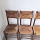 Série de 6 chaises paille et chêne beauche