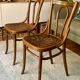 Paire de chaises de bistrot Bauman - Art nouveau