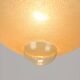 Mid-century Italian Brass and Glass Pendant Lamps, set of 2