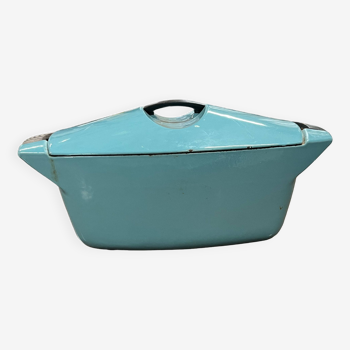 Cocotte vintage bleue Le Creuset