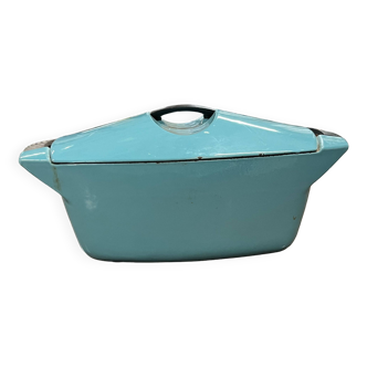 Cocotte vintage bleue Le Creuset