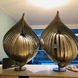 Lamp "Gordes" spiral designer Henri Mathieu