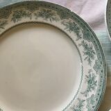 Set of flat plates Roses Mousses