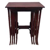Four Thonet nesting tables.