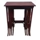 Four Thonet nesting tables.