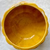 Yellow ceramic dish Vallauris