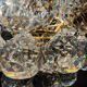 Hollywood Regency chandelier with crystal glass shades by Ernst Palme, Germany, 1960s