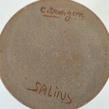 Pitcher signed Salins pottery