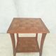 Vintage walnut side table