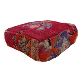 Pouf berbère fait main en laine 60 X 60 X 20 CM