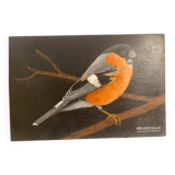Bird painting on wood