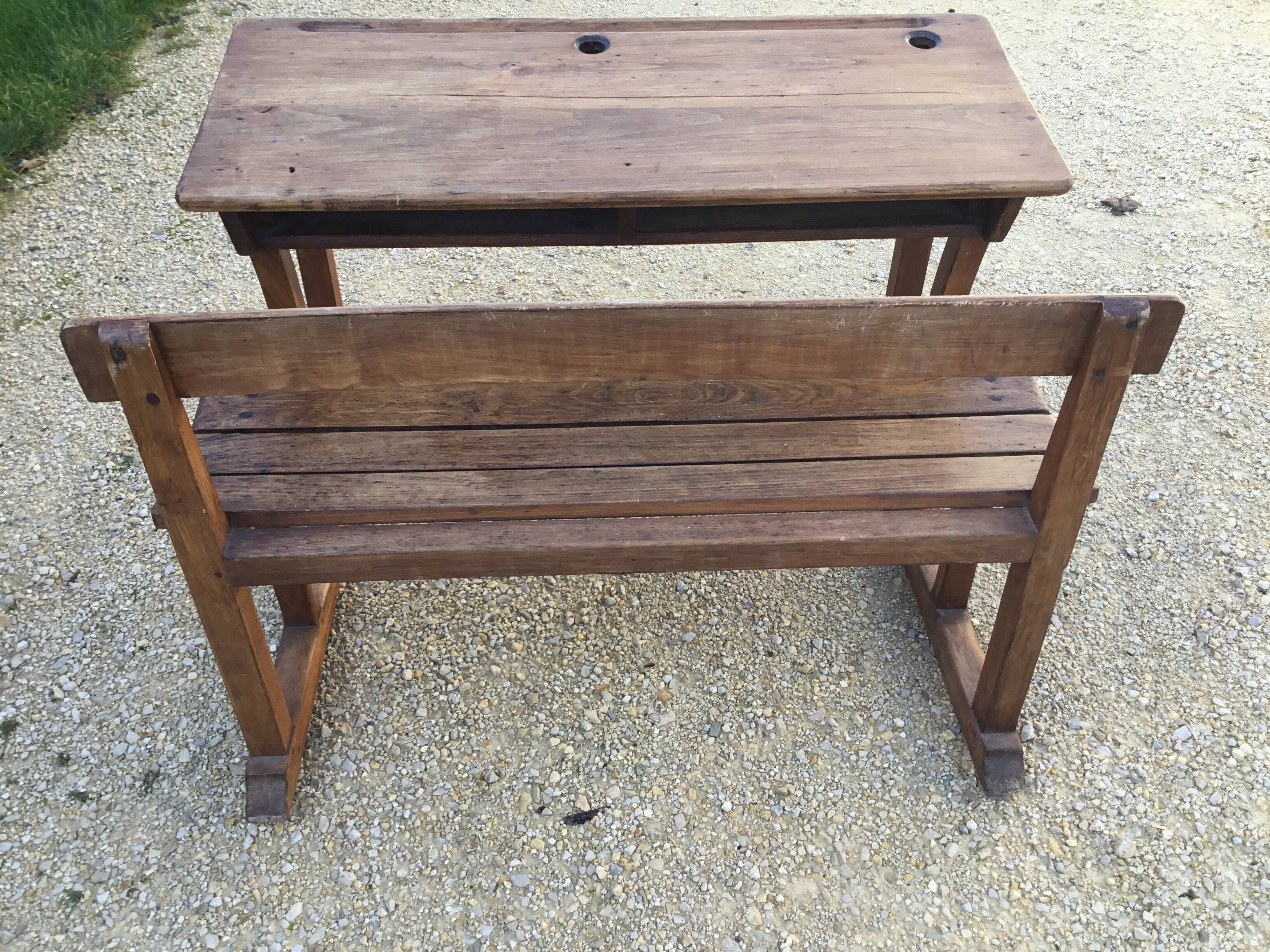 School desk from the 1950s/60s in very good condition