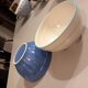 Set of 10 old vintage bowls
