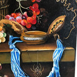 Binj. Oil on canvas XXth, still life signed and dated 04.96