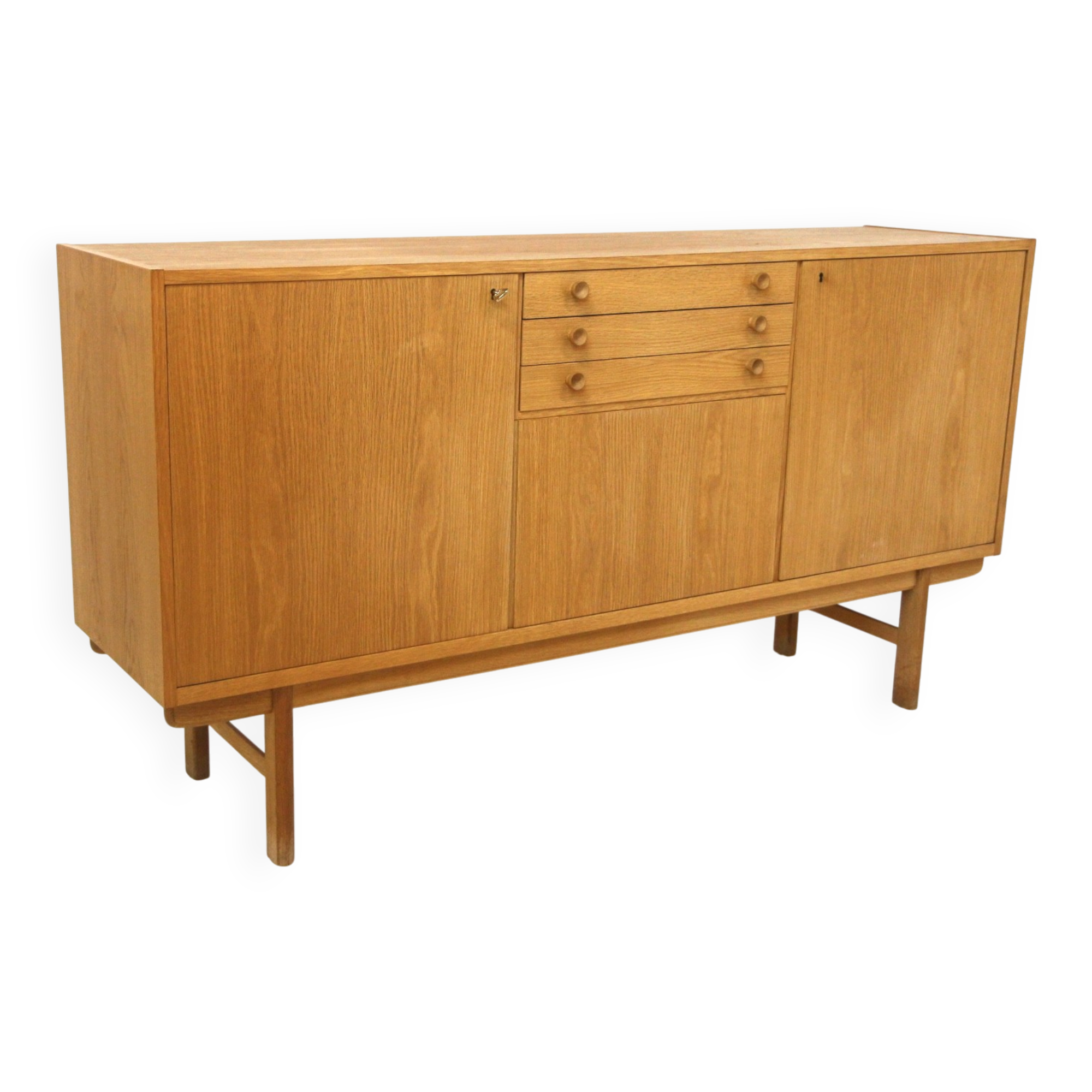 Scandinavian oak sideboard, Sweden, 1960