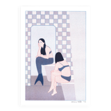 Affiche illustration, risographie A4, édition limitée