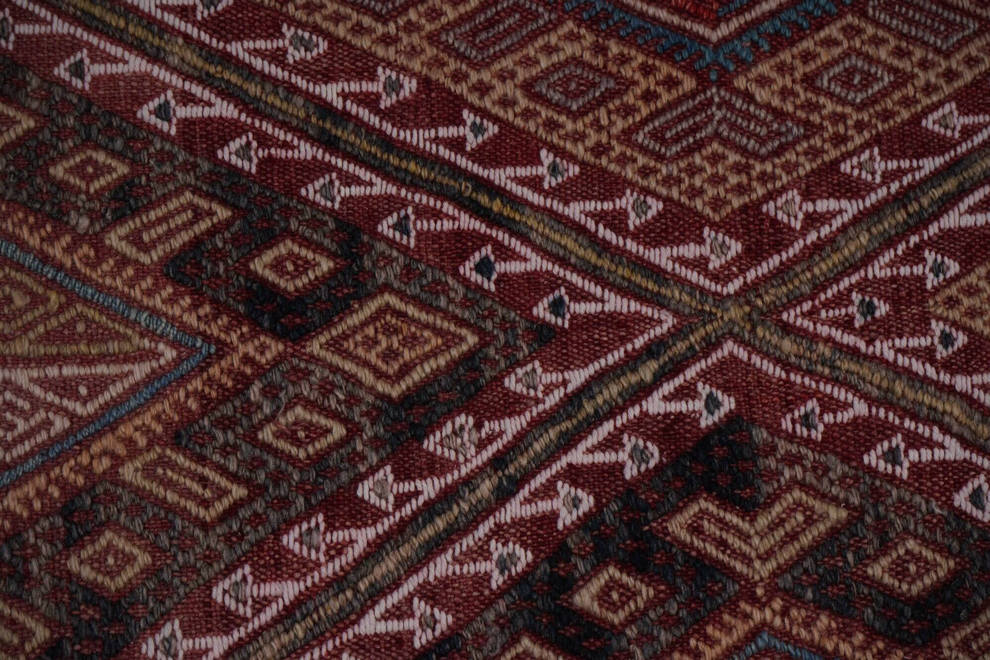 Vintage Turkish kilim handwoven 163x240 cm