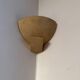Art Deco wall lights in patinated plaster, France, 1925, set of 3
