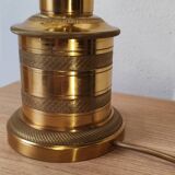 Brass column lamp
