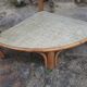 Rattan shelf 1960