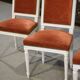 Set of 4 Louis XVI style chairs from the 1970s.