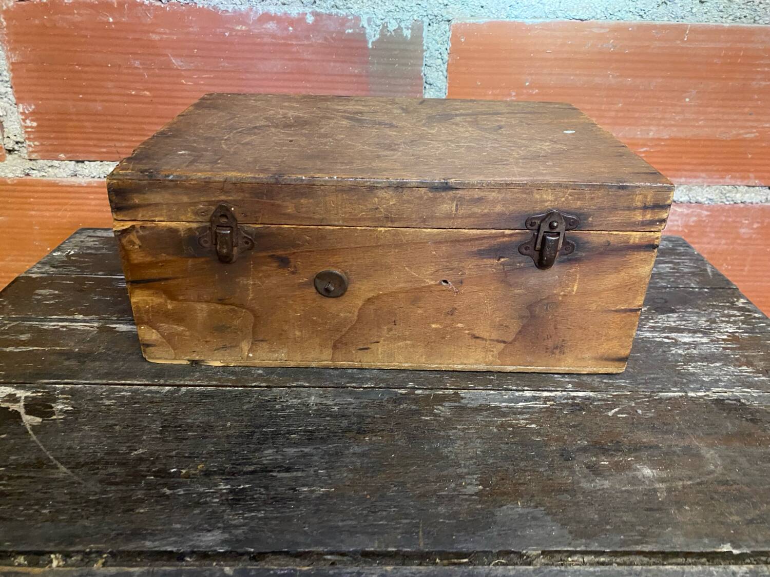 Vintage Wooden Interior Compartment Antique Jewellery Storage Box
