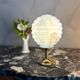 Small Art Deco lamp in marbled opaline.