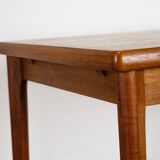 Danish teak meal table 60's with extension cords