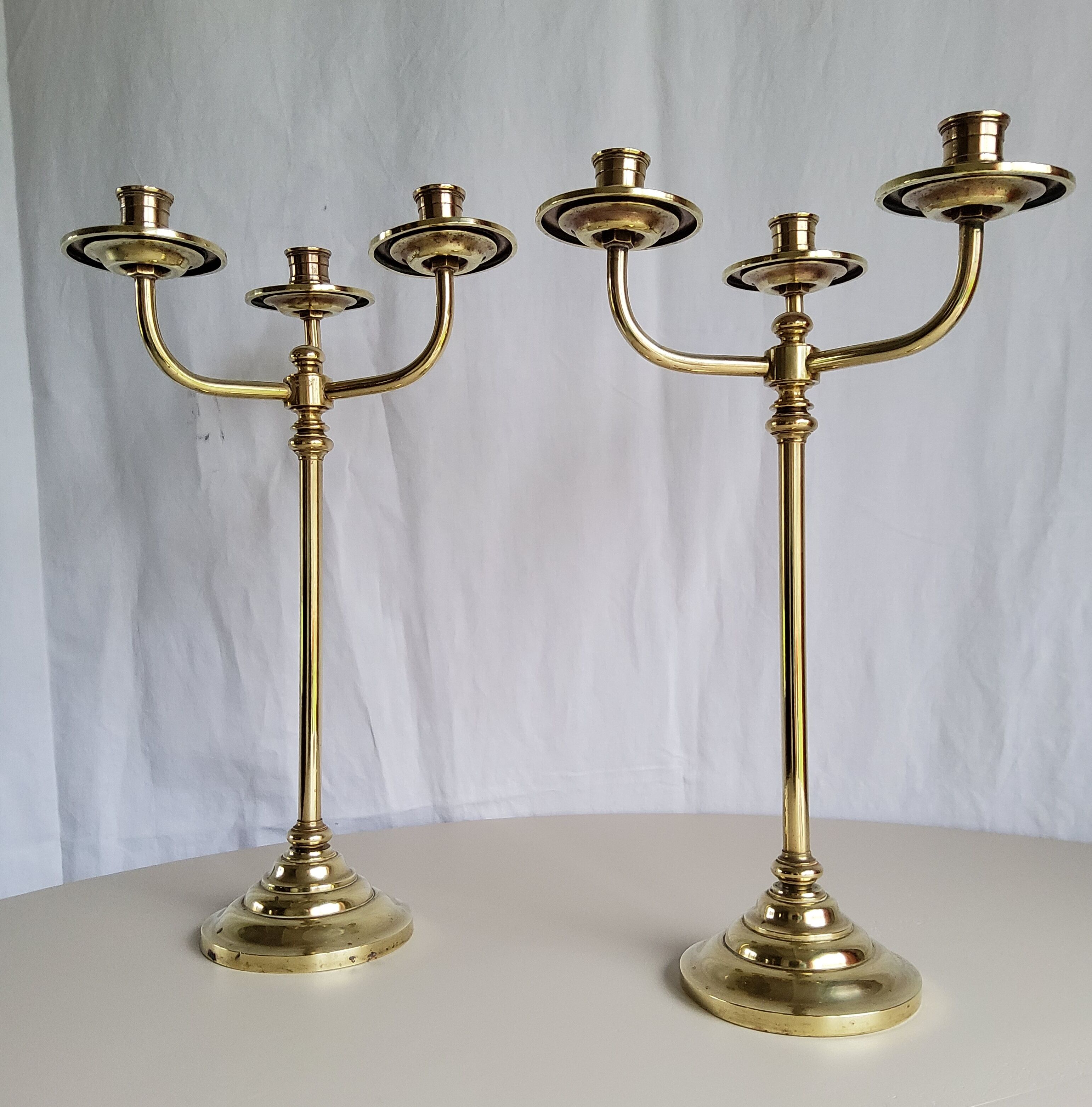 Pair of neo-classical chandeliers