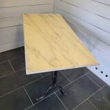 Bistro table with marble top