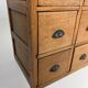 Pharmacy cabinet chest of drawers large oak antiques
