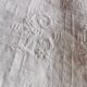 11 damask linen napkins monogrammed LL