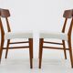 1960s Pair of Danish Teak Chairs, Restored