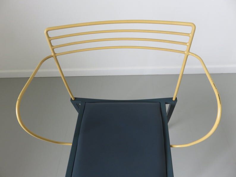 Pair of armchairs Pascal Mourgue model "Piccolo" for Fermob 1990
