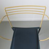 Pair of armchairs Pascal Mourgue model "Piccolo" for Fermob 1990