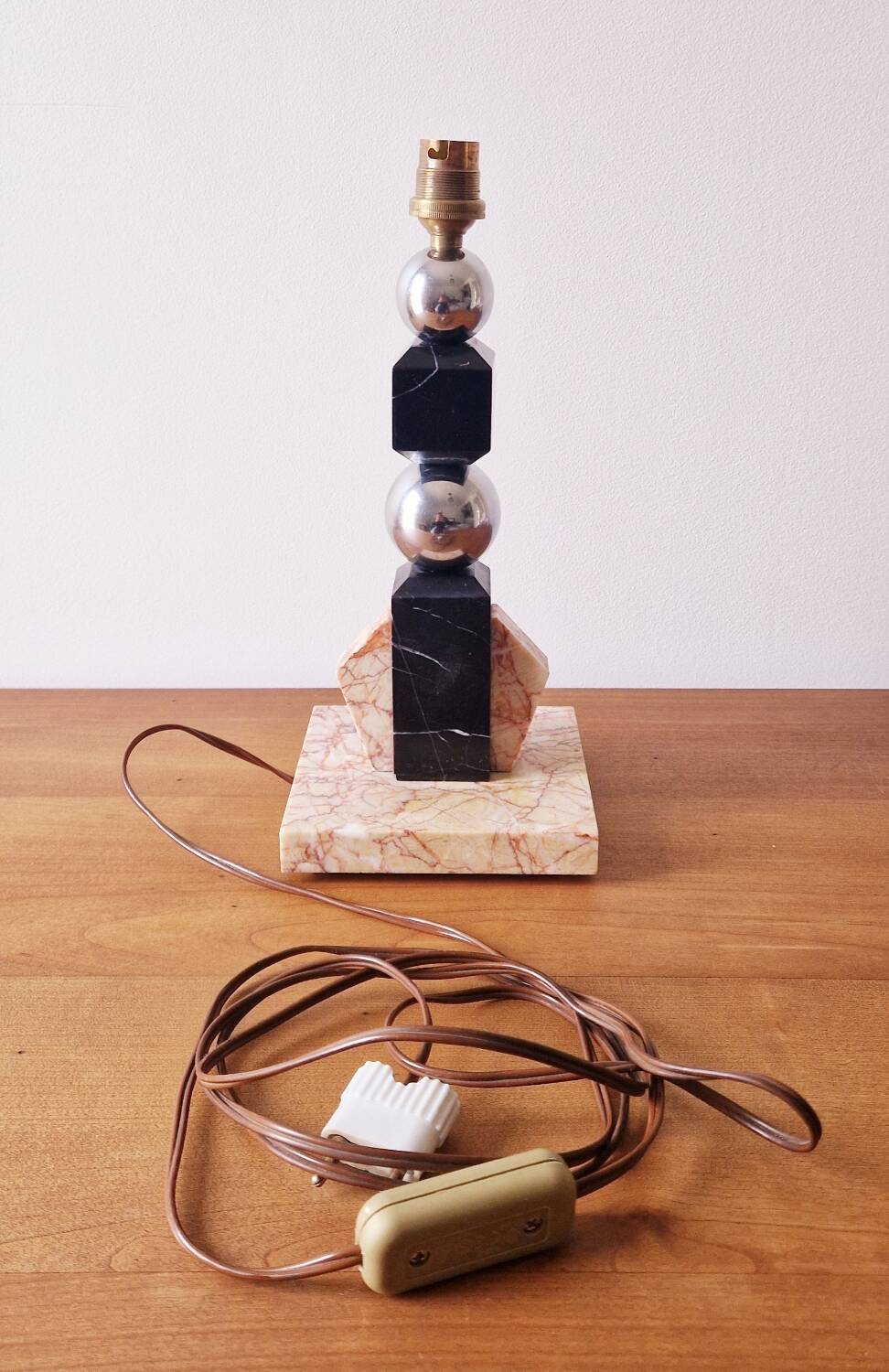 Art Deco modernist lamp base