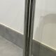 Table gigogne chrome et verre fumé lot de 2