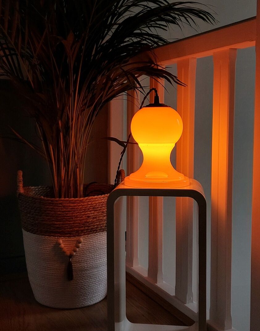 Orange vintage walkway