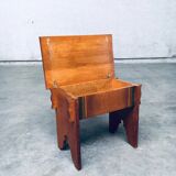 Amsterdam School Side Table, Netherlands, 1920s