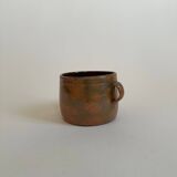 Glazed ceramic ear pot