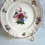 Large Round Sarreguemines Dish, Agreste model