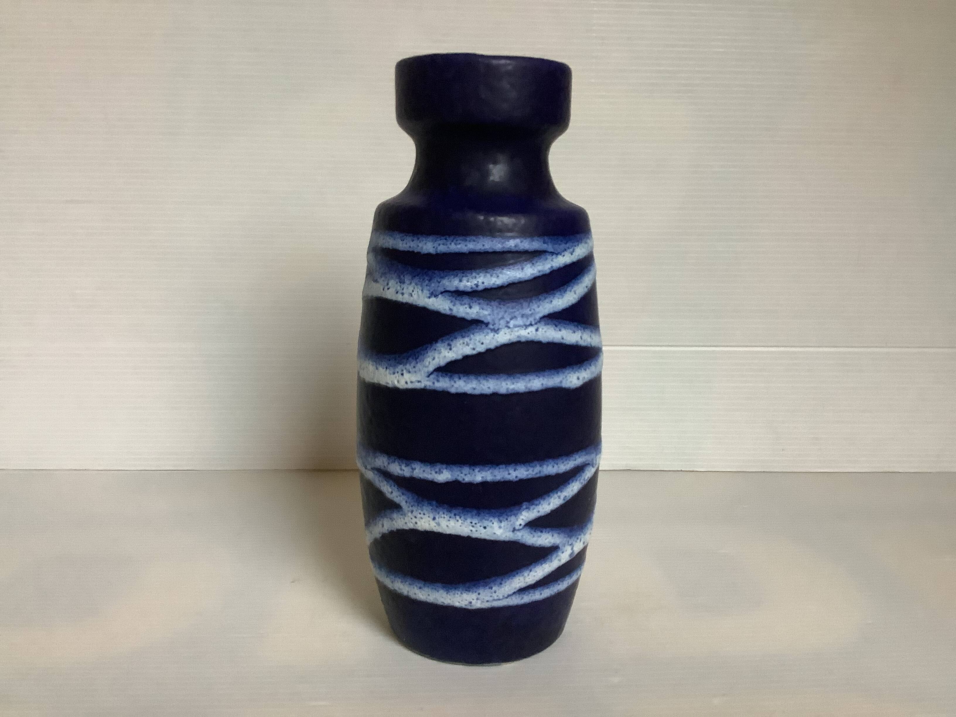 Blue vase West Germany