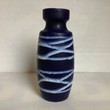 Vase bleu West Germany