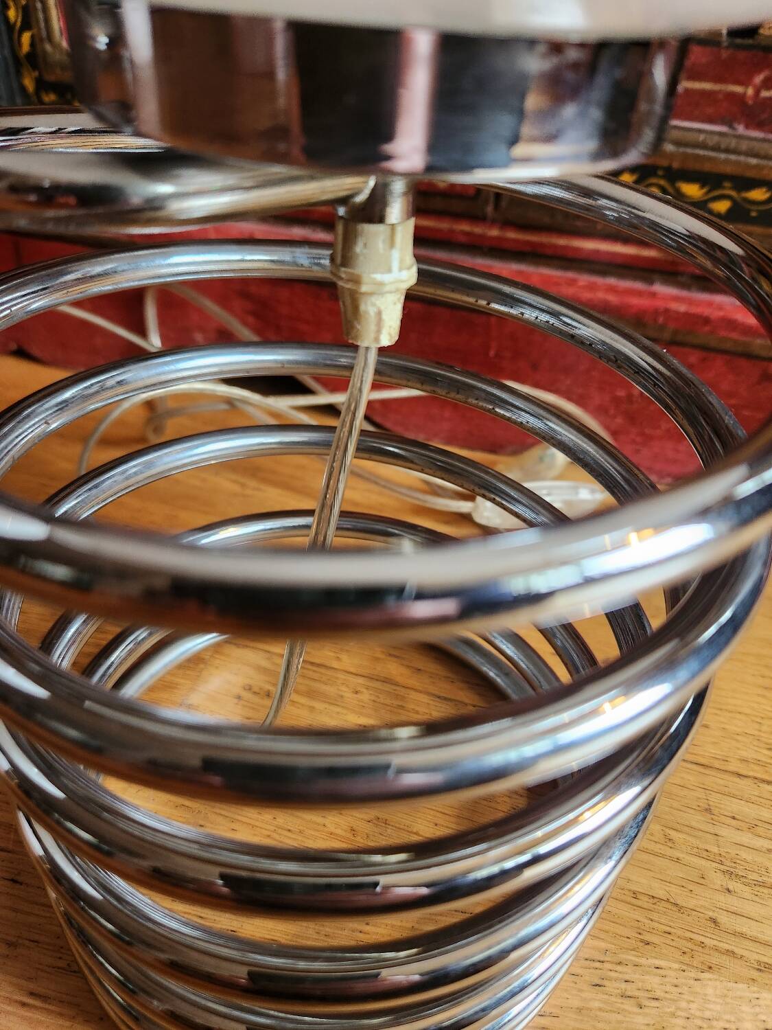 2 "spring" lamps by Ingo Maurer