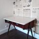 Vintage desk feet compass